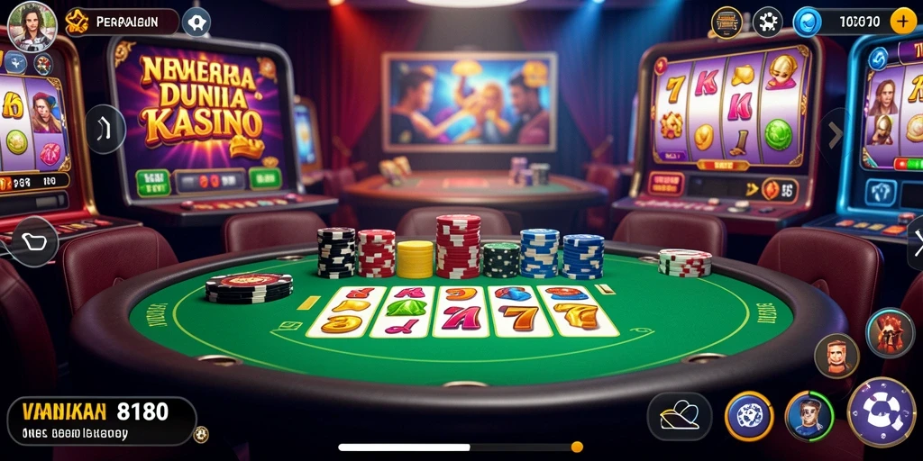 Tampilan gameplay 8180 yang mengesankan dan penuh aksi kasino.