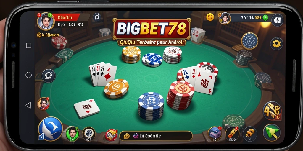 Tampilan menarik dari permainan QiuQiu BIGBET78.