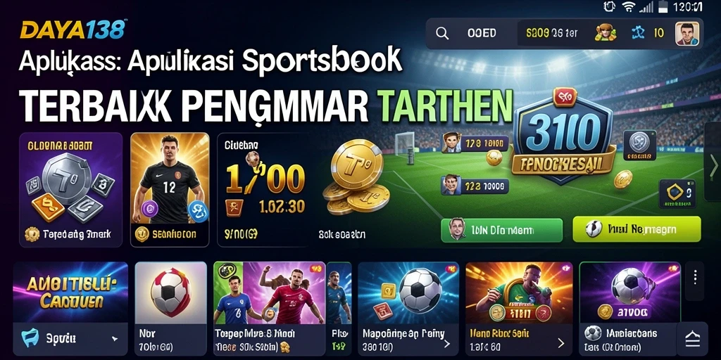 Tampilan antarmuka permainan taruhan Sportsbook yang menarik di DAYA138.