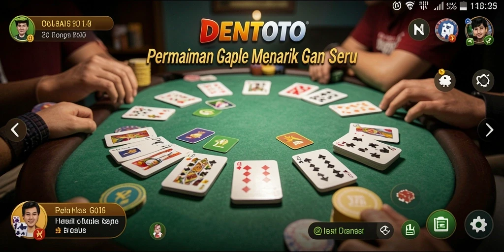 Tampilan gameplay DENTOTO yang seru dan menarik.