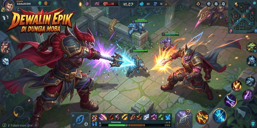 Tampilan gameplay seru dan menegangkan di DEWALIN.