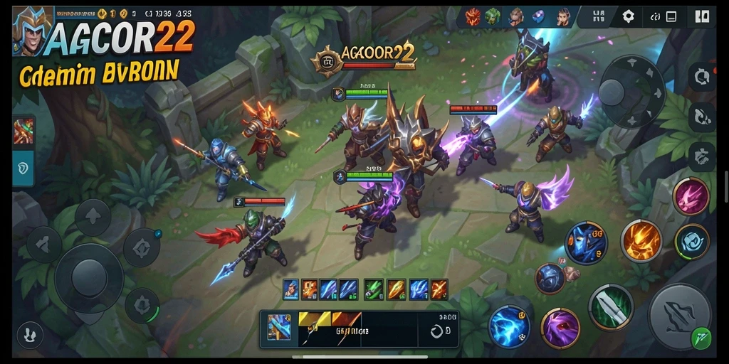 Tampilan gameplay seru dan karakter unik di GACOR22.