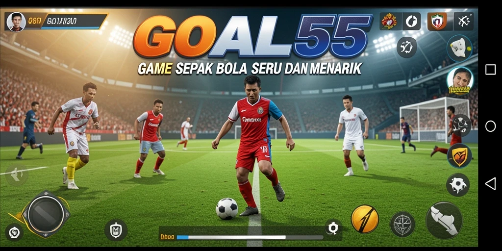 Tampilan gameplay <strong>GOAL55</strong> yang seru dan mendebarkan.