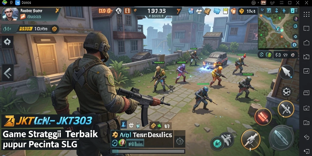 Screenshot gameplay JKT303 yang menampilkan aksi pertempuran yang epik.