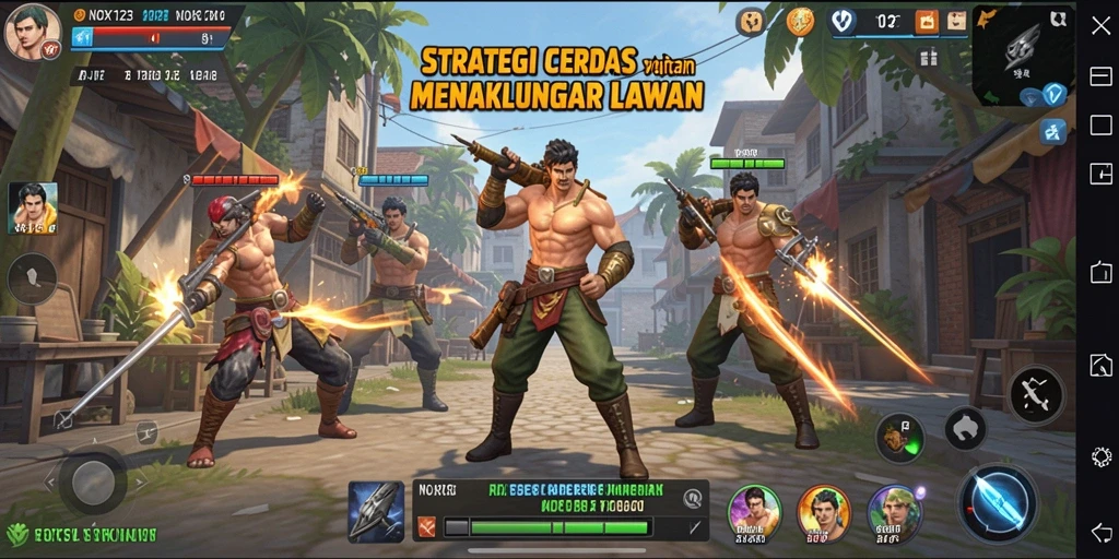 Tampilan gameplay seru dan menantang di NOX123.