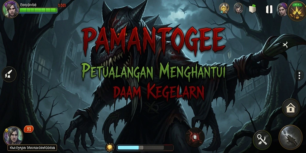 Tangkapan layar menampilkan suasana menakutkan di PAMANTOGEL.