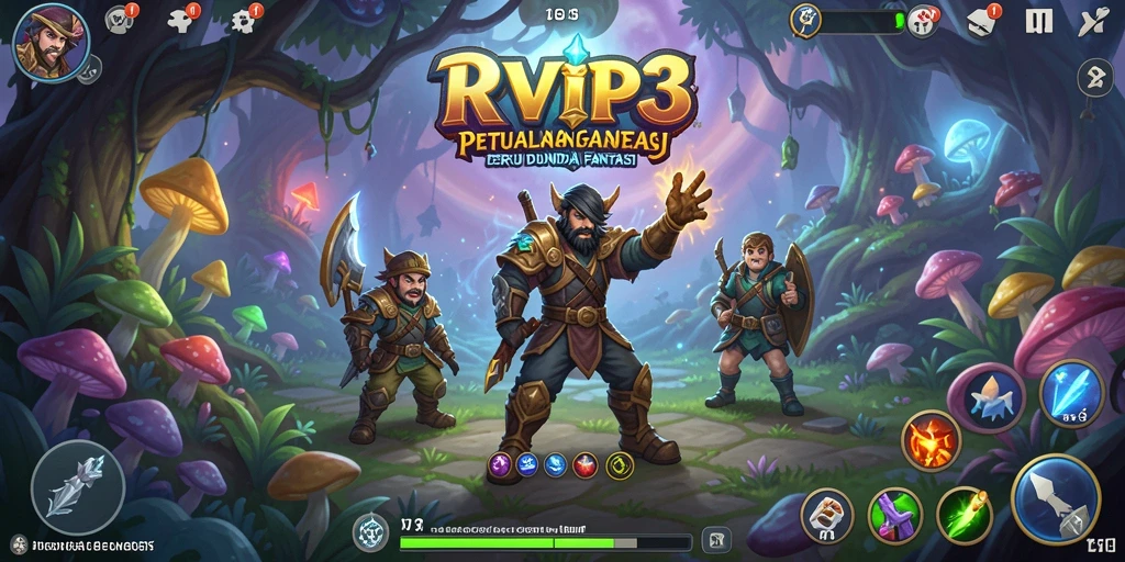 Tangkapan layar dari gameplay petualangan RVIP3 penuh aksi.