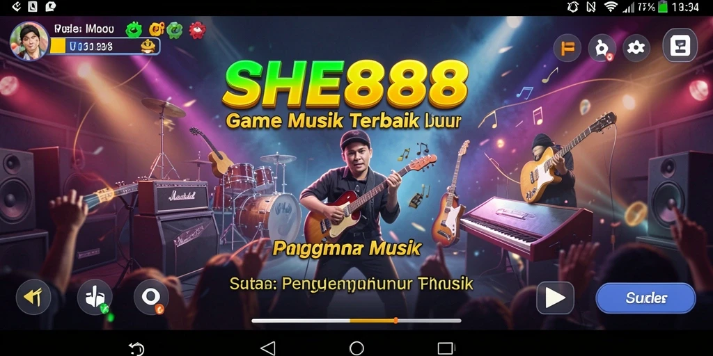 Tampilan gameplay SHE888 yang seru dan penuh warna.