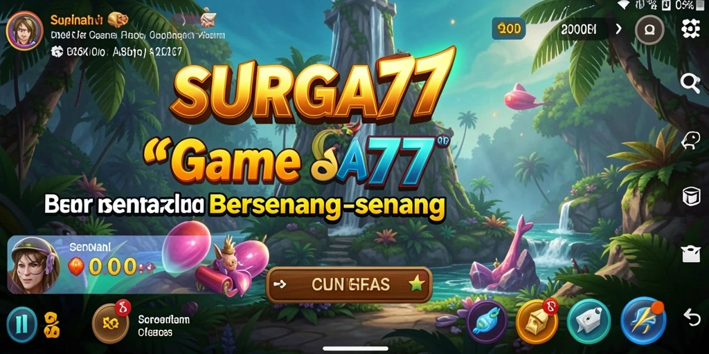 Tampilan gameplay yang menarik dan penuh warna di SURGA77.