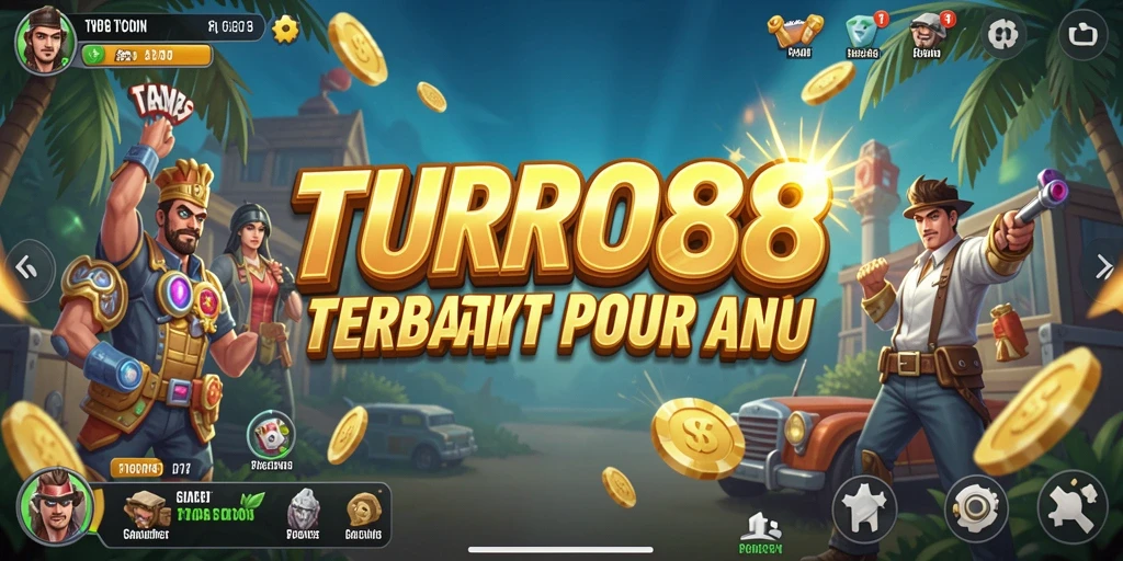 Screenshot utama TURBO88 menunjukkan momen seru dalam gameplay Tycoon.