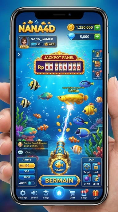 Contoh kategori aplikasi di nana4d yang beragam.